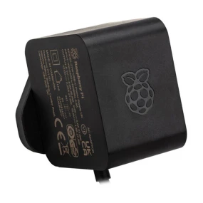 Ispravljač za RaspberryPi 5, 5000mA 5.1VDC crni, USB CM 1.5m